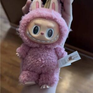 Pink original labubu